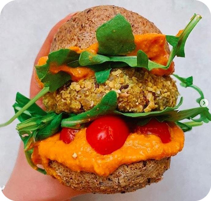 Crispy Spiced Chickpea Burgers (Vegan)