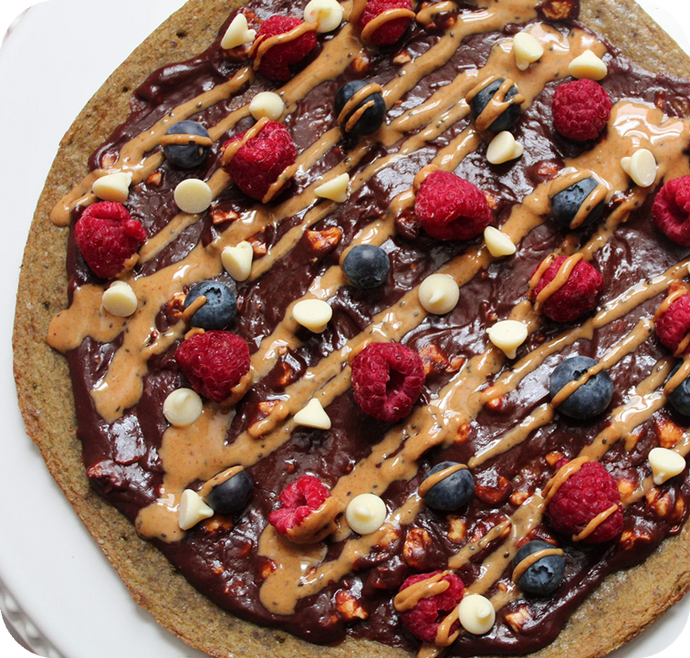 Valentine's Day Dessert Pizza